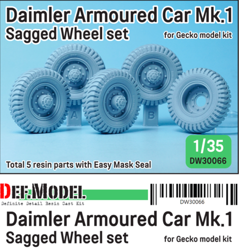 1:35 WW2 British daimler armoured car