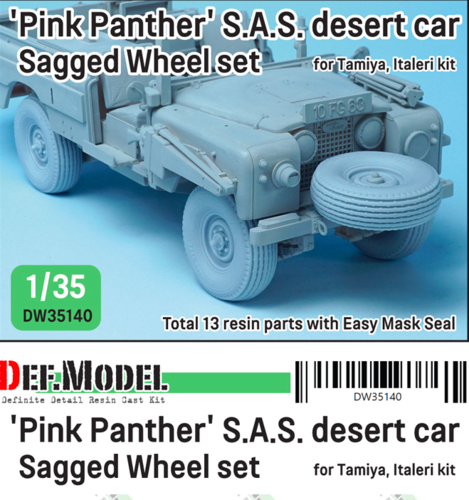1:35 British SAS Landrover Pinkpanther