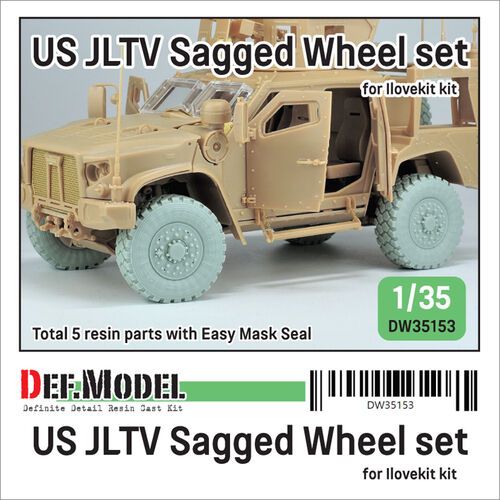 1:35 US JLTV Sagged wheel set (for ILK)