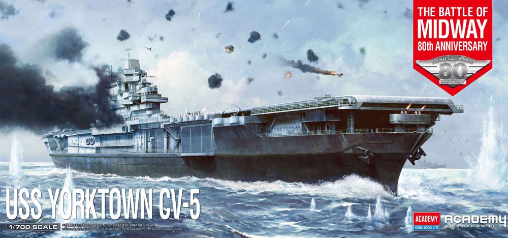 1:700 USS Yorktown CV-5 