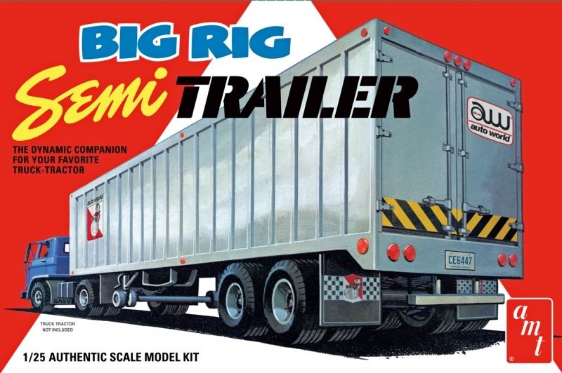 1:25 Big Rig Semi Trailer