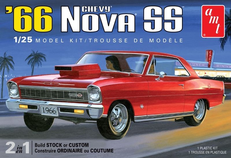 1:25 1966 Chevy Nova SS 2 in 1 build stock or custom