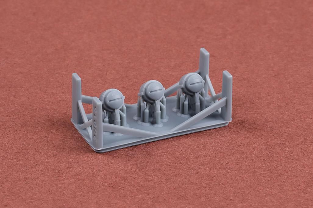 1:35 German Panzer Headlight WW II x 3