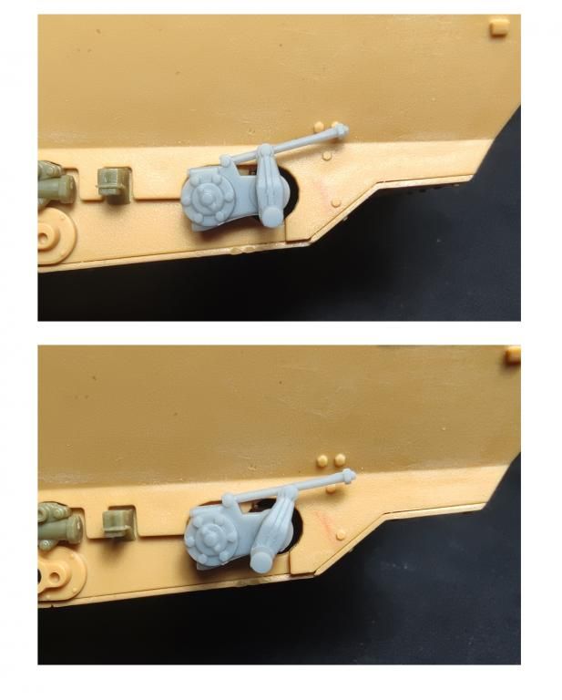 1:35 Sd.Kfz. 251. Adjustable Hinge Housing