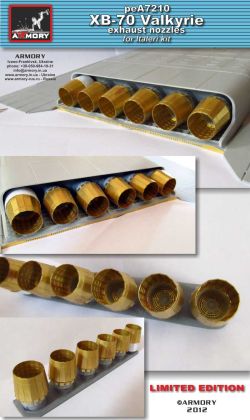 1:72 North-American XB-70 Valkyrie exhaust nozzles