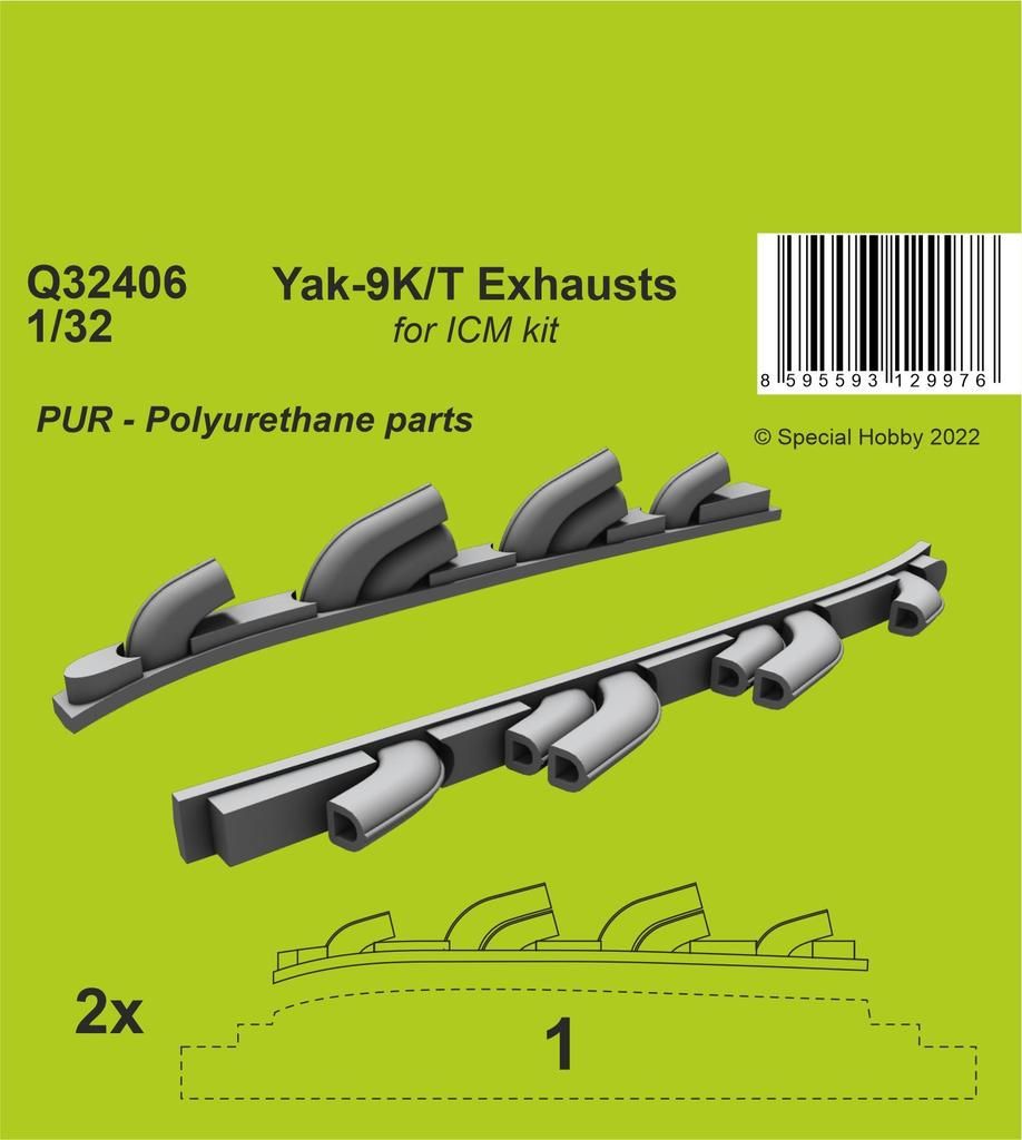 1:32 Yak-9T Exhausts