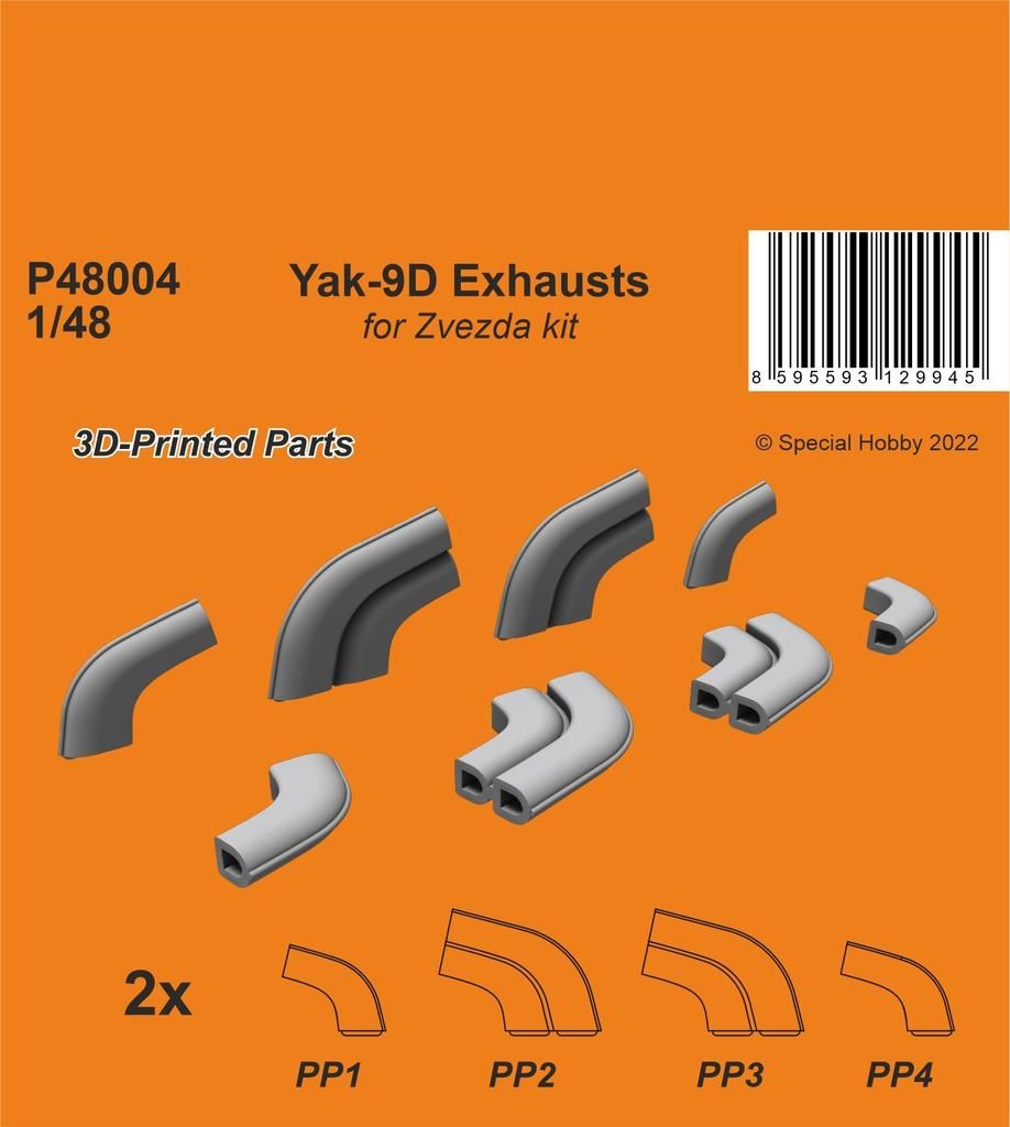 1:48 Yak-9D Exhausts