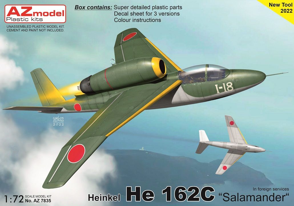 1:72 He 162C „Salamander“ In foreign services