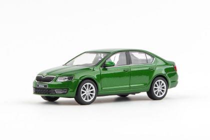 1:43 Škoda Octavia III (2012) - Zelená Rallye Metalíza