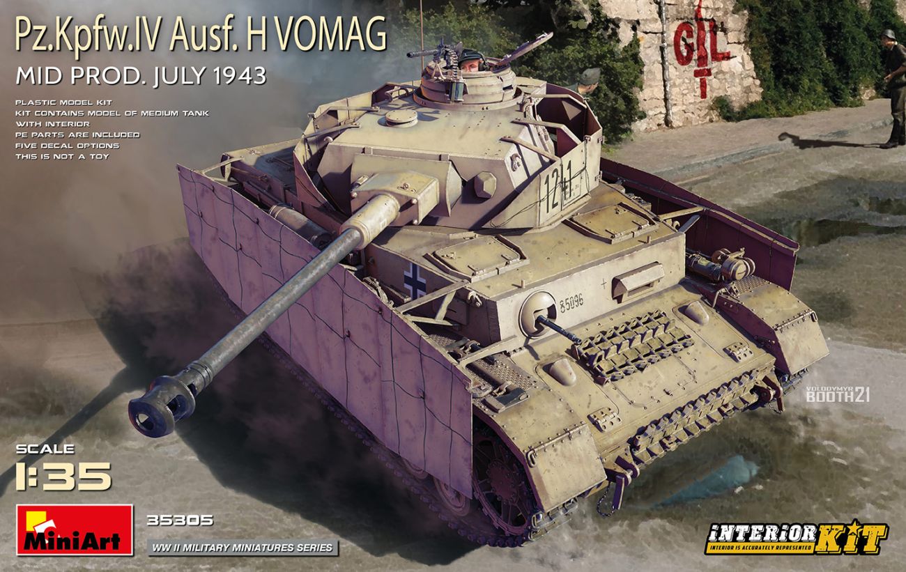 1:35 Pz.Kpfw.IV Ausf. H Vomag. MID PROD. JULY 1943. INTERIOR KIT