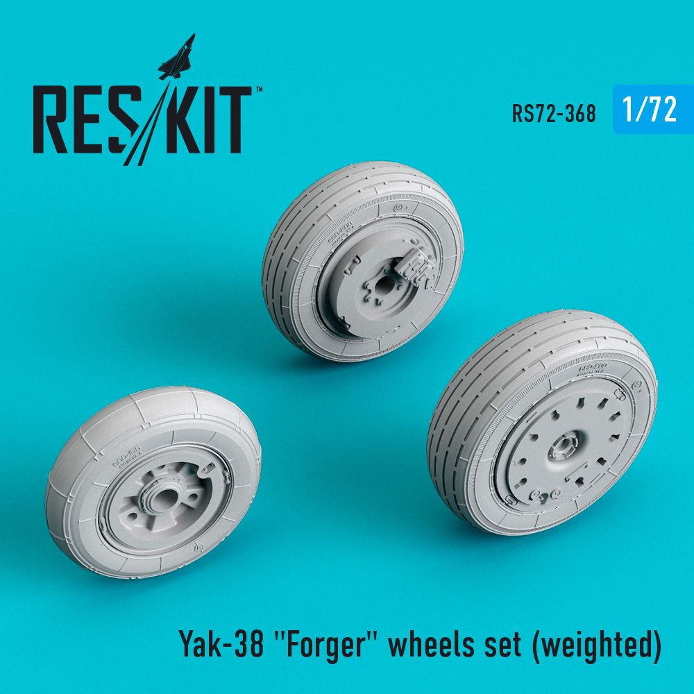 1:72 Yakovlev Yak-38 Forger wheels set (weighted)