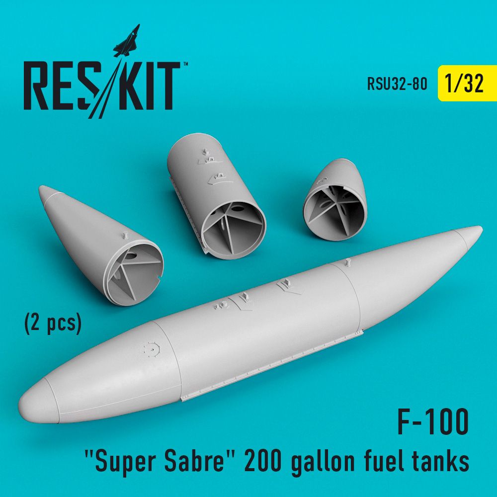 1:32 F-100D Super Sabre 200 gallon fuel tanks