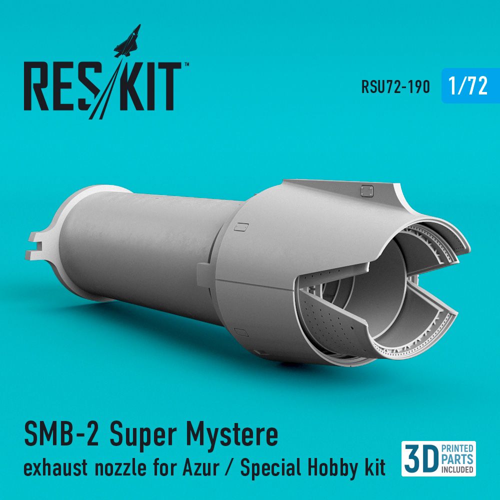 1:72 SMB-2 Super Mystere exhaust nozzle