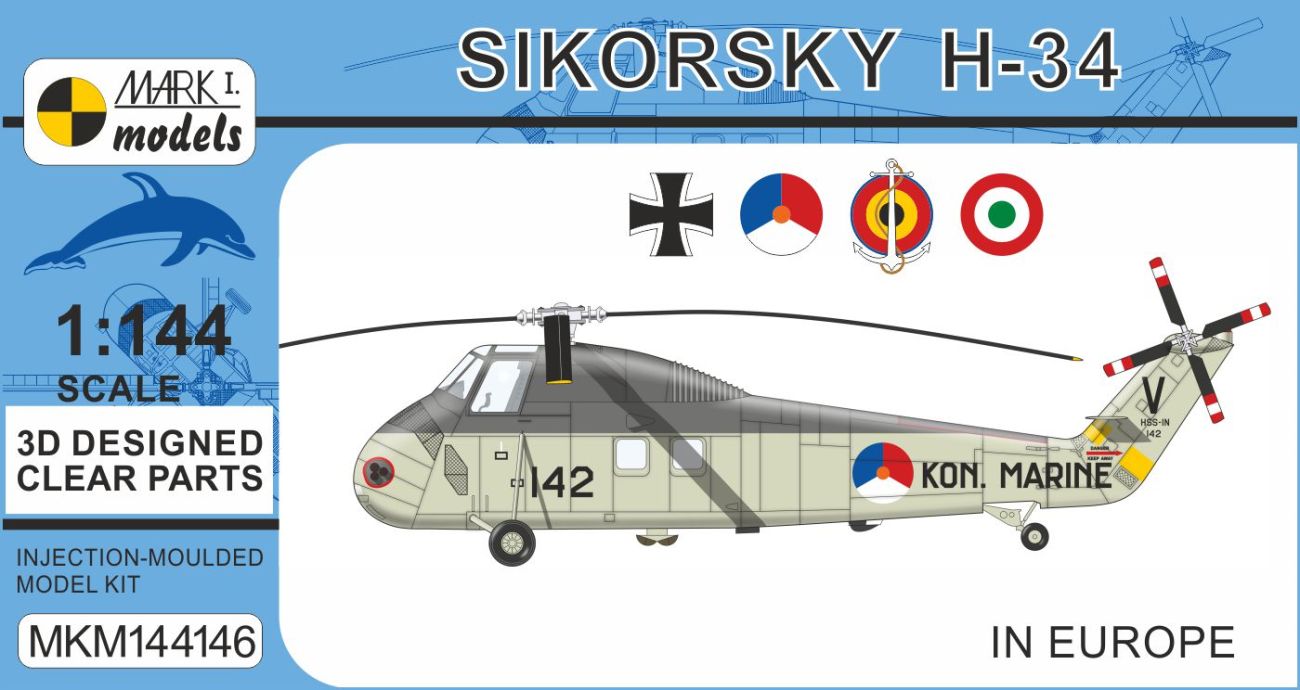 1:144 Sikorsky H-34 ‘In Europe’