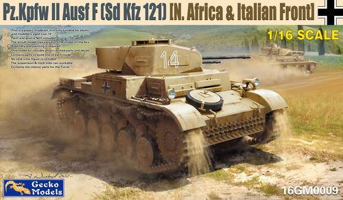 1:16 Pz.kpfw II (Sd.Kfz. 121) Ausf. F (North Africa & Italian Front)