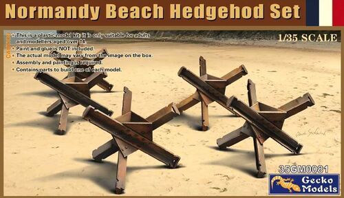 1:35 Normandy Beach Hedgehog Set