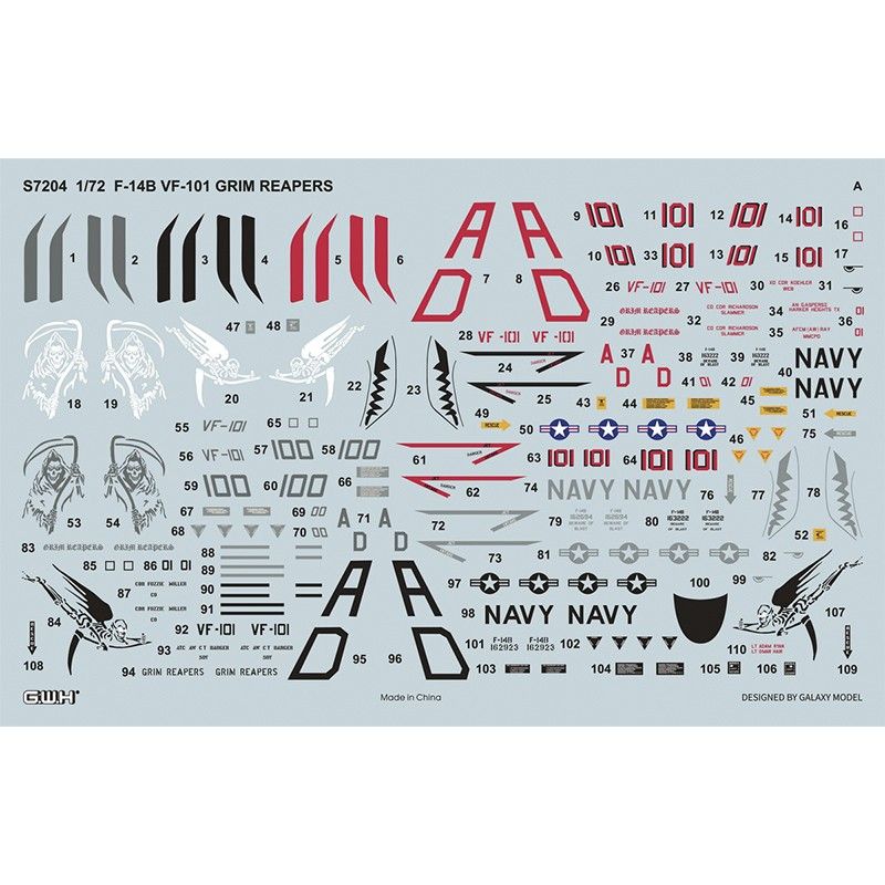 1:72 US Navy F-14B VF-101 