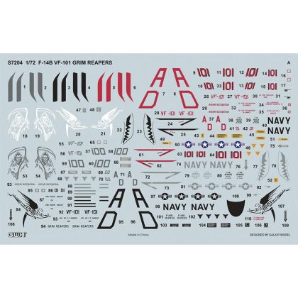 1:72 US Navy F-14B VF-101 
