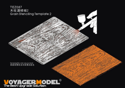 Grain Stenciling Template 2 For All