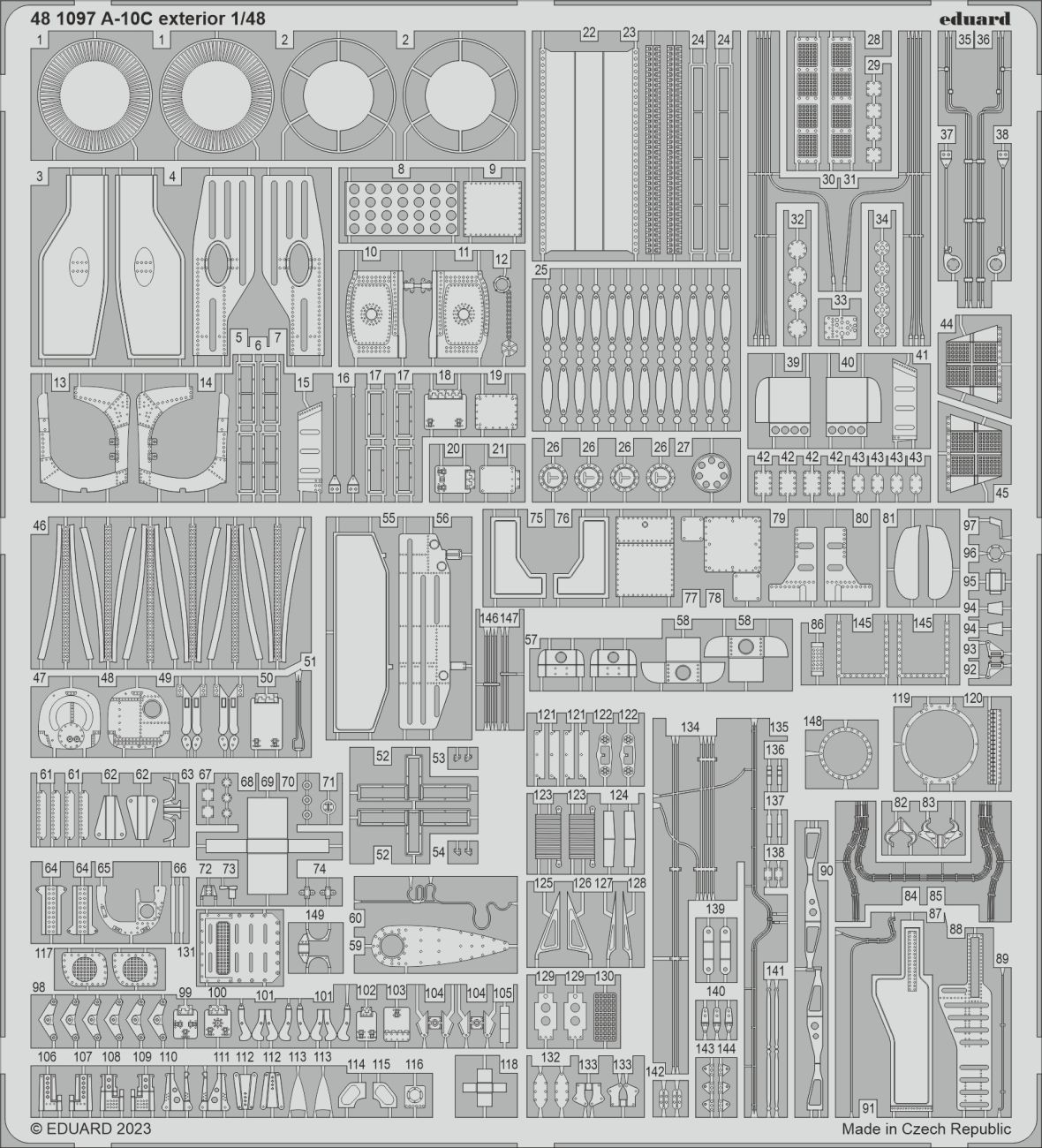 1:48 Fairchild A-10C Thunderbolt II exterior