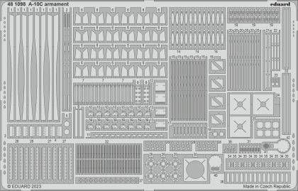 1:48 Fairchild A-10C Thunderbolt II armament