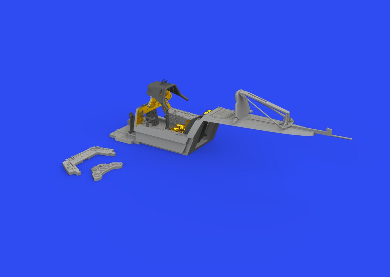 1:48 Focke-Wulf Fw-190A-8 cockpit 3D PRINTED