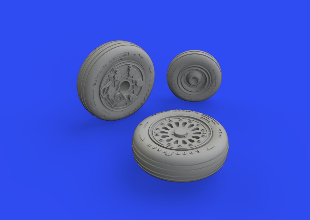 1:48 General-Dynamics F-16A MLU wheels