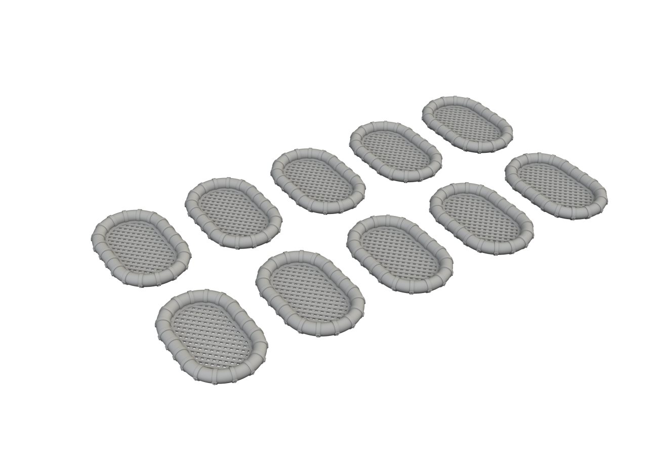 1:350 Carley float for 60 people-Type 1 3D PRINTED