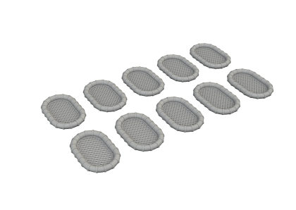 1:350 Carley float for 60 people-Type 1 3D PRINTED