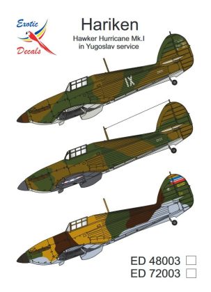 1:72 Hariken - Hawker Hurricane in Yugoslav service