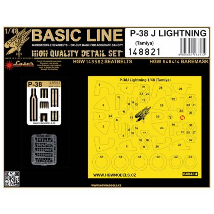 1:48 P-38J LIGHTNING - BASIC LINE