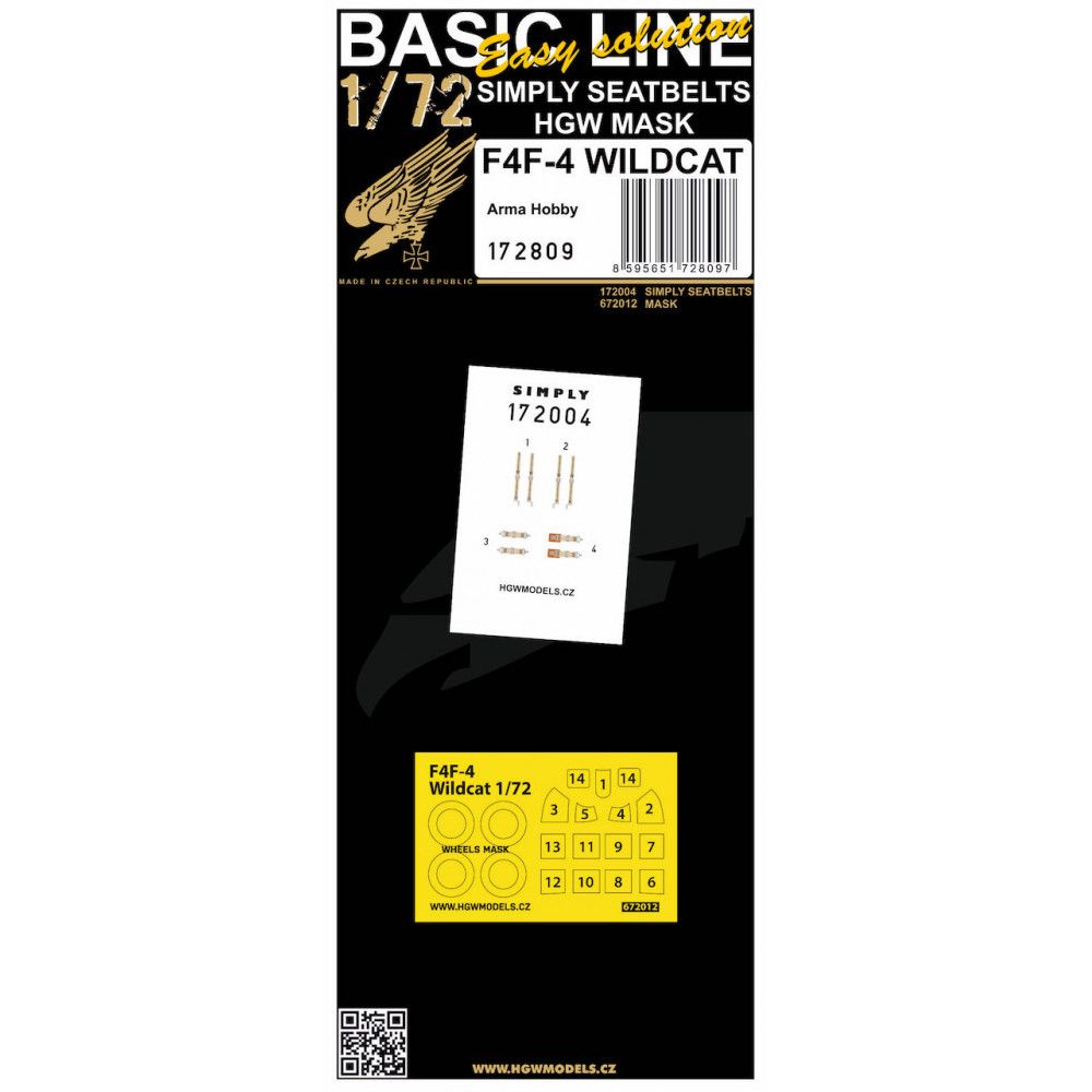 1:72 F4F-4 WILDCAT - BASIC LINE