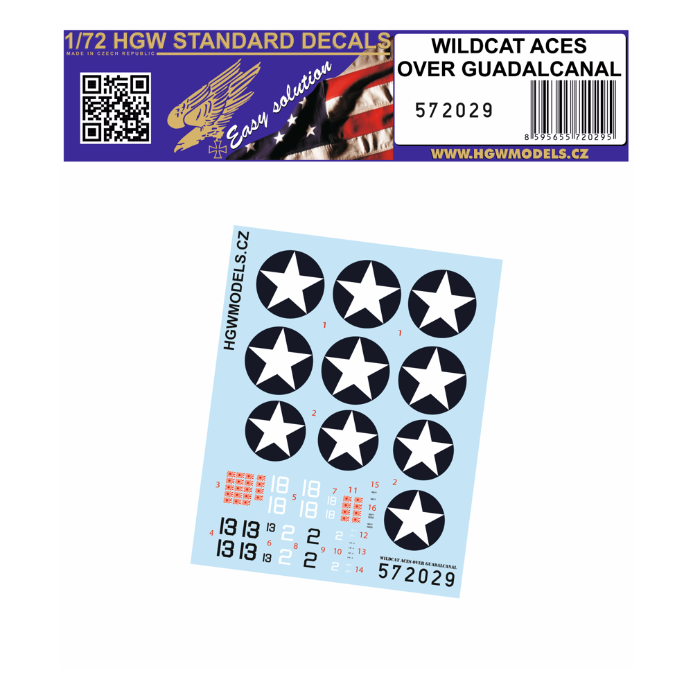 1:72 F4F-4 WIDCAT ACES OVER QUADALCANAL