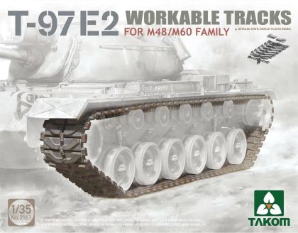 1:35 T-97E2 Workable Tracks for M48/M60 family