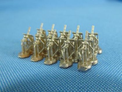 1:350 Twin 20 mm Oerlikon fixed mount guns