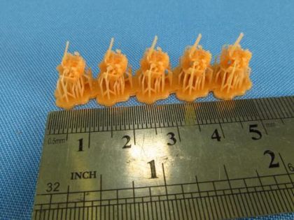 1:350 Twin 40 mm Bofors guns