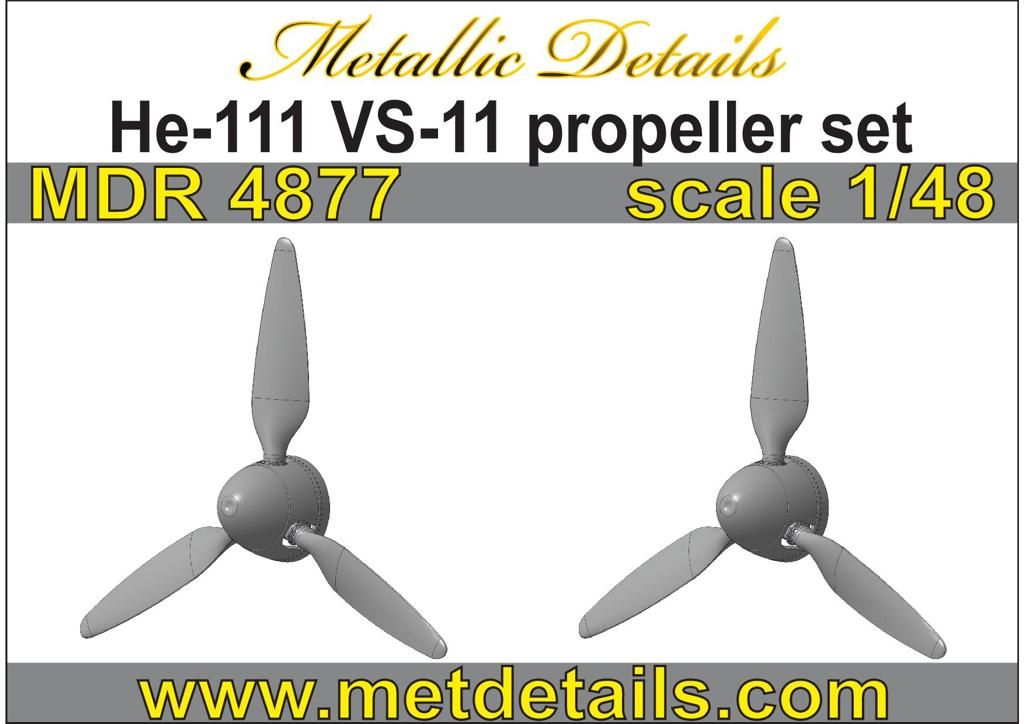 1:48 Heinkel He-111 VS-11 propeller set