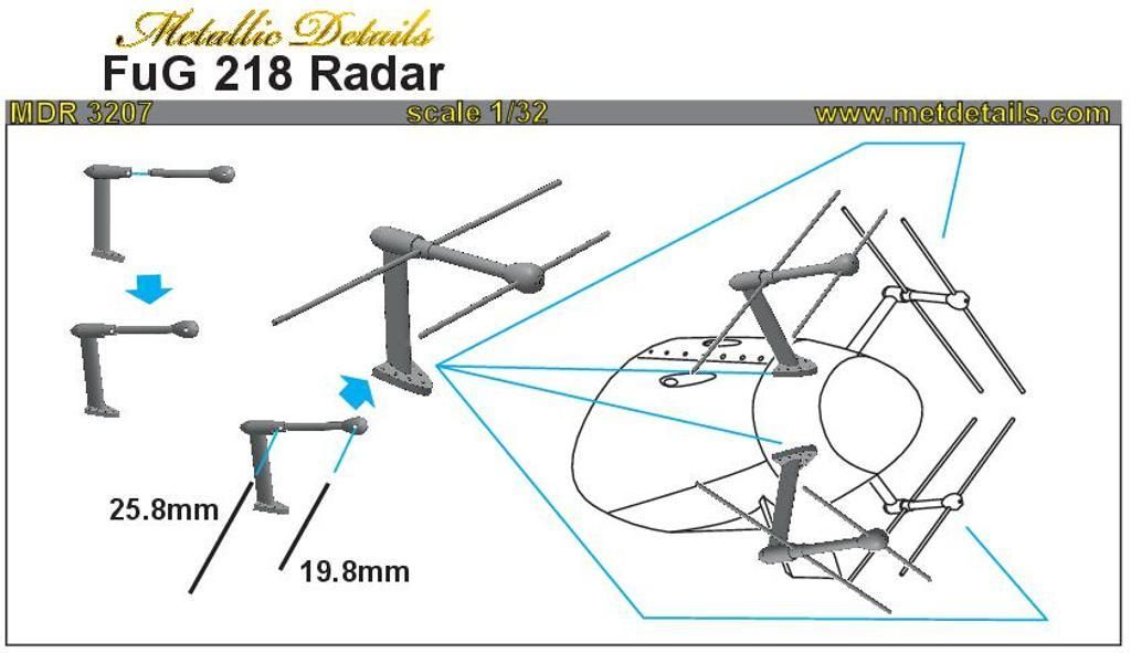 1:32 FuG 218 Radar