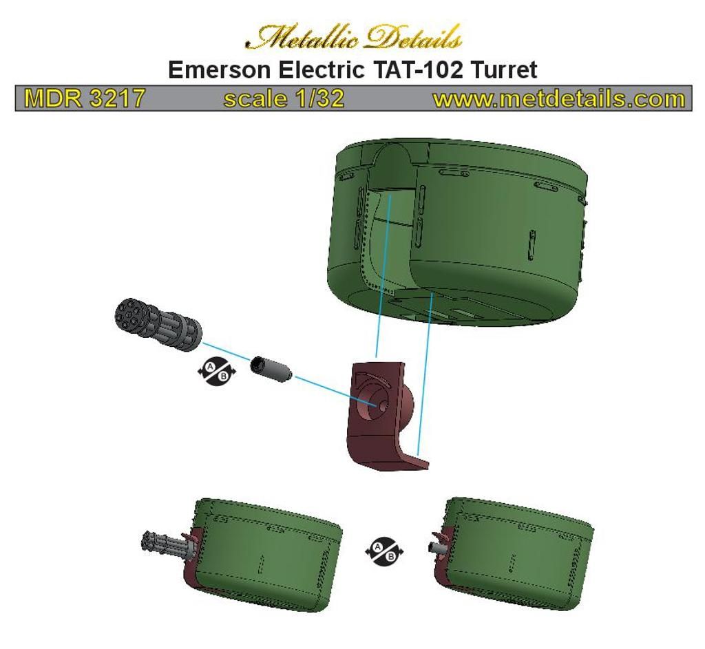 1:32 Emerson Electric TAT-102 Turret