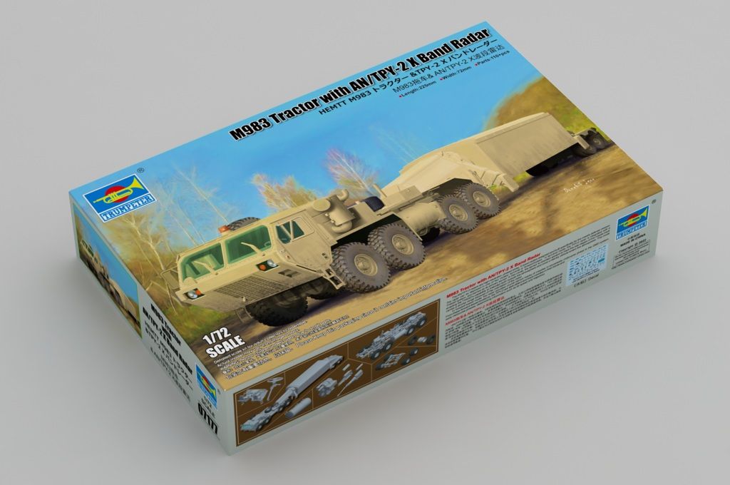 1:72 M983 Tractor with AN/TPY-2 X Band Radar