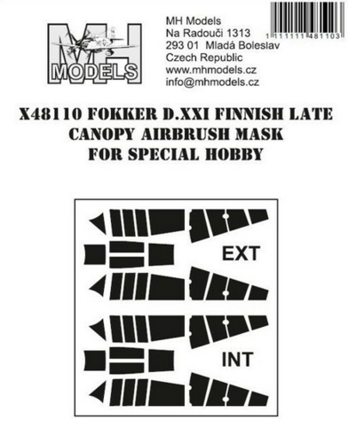 1:48 Fokker D.XXI Finnish late