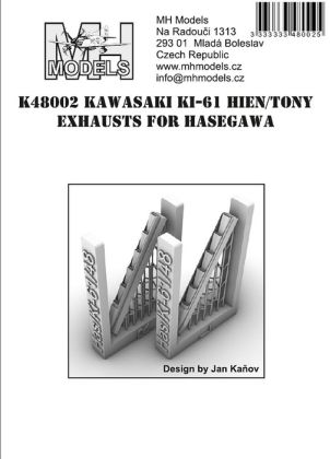 1:48 Kawasaki Ki-61 Hien (Tony) exhausts