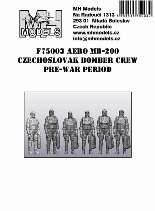 1:72 Aero MB-200 Czechoslovak bomber crew Pre-War period