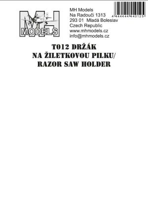 Držák na žiletkovou pilku / Razor saw Holder