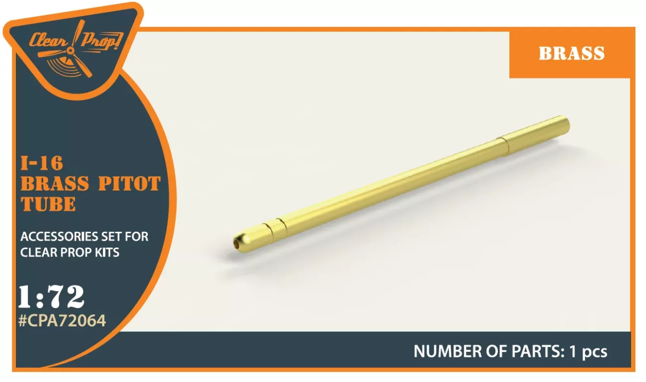 1:72 I-16 brass pitot tube