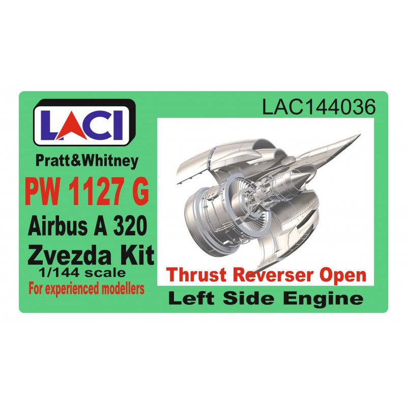 1:144 PW 1127G - A320 ZVEZDA - TRUST REVERSER OPEN