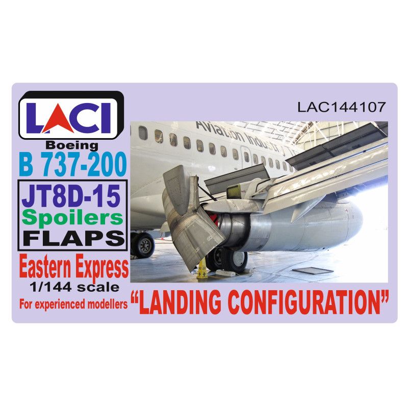 1:144 B 737-200 JT8D-15 LANDING CONFIGURATION
