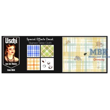 1:35 Table Cloth and Splatter