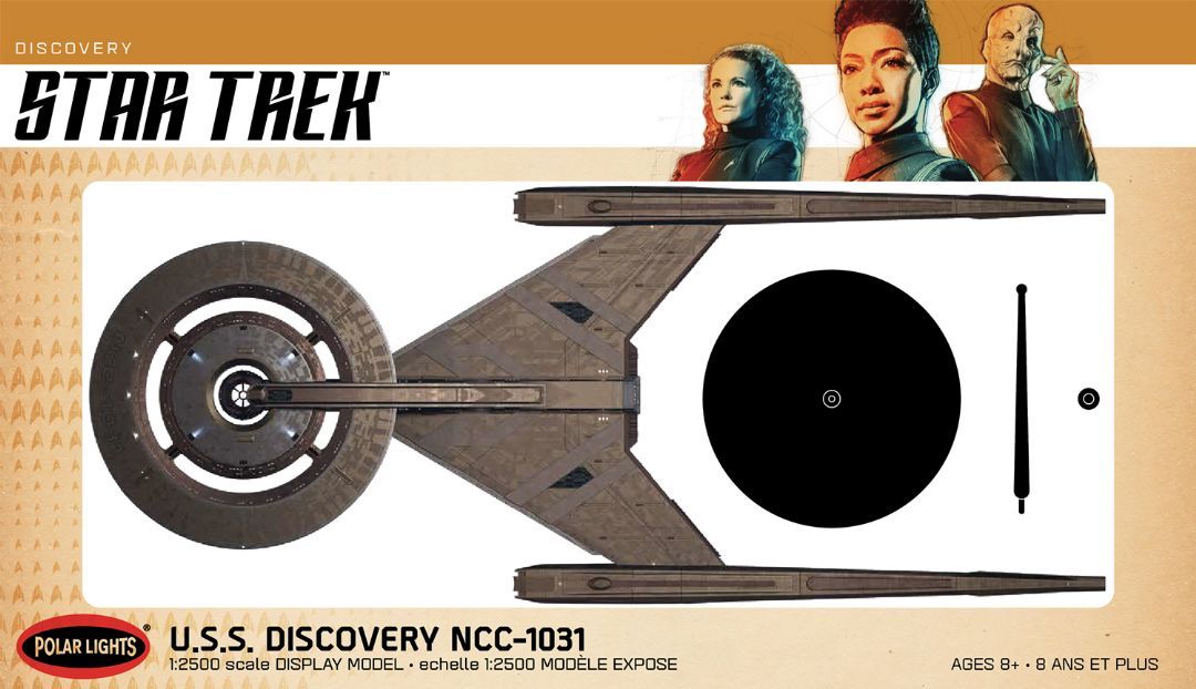 1:2500 Star Trek Discovery USS Discovery Prebuilt Display