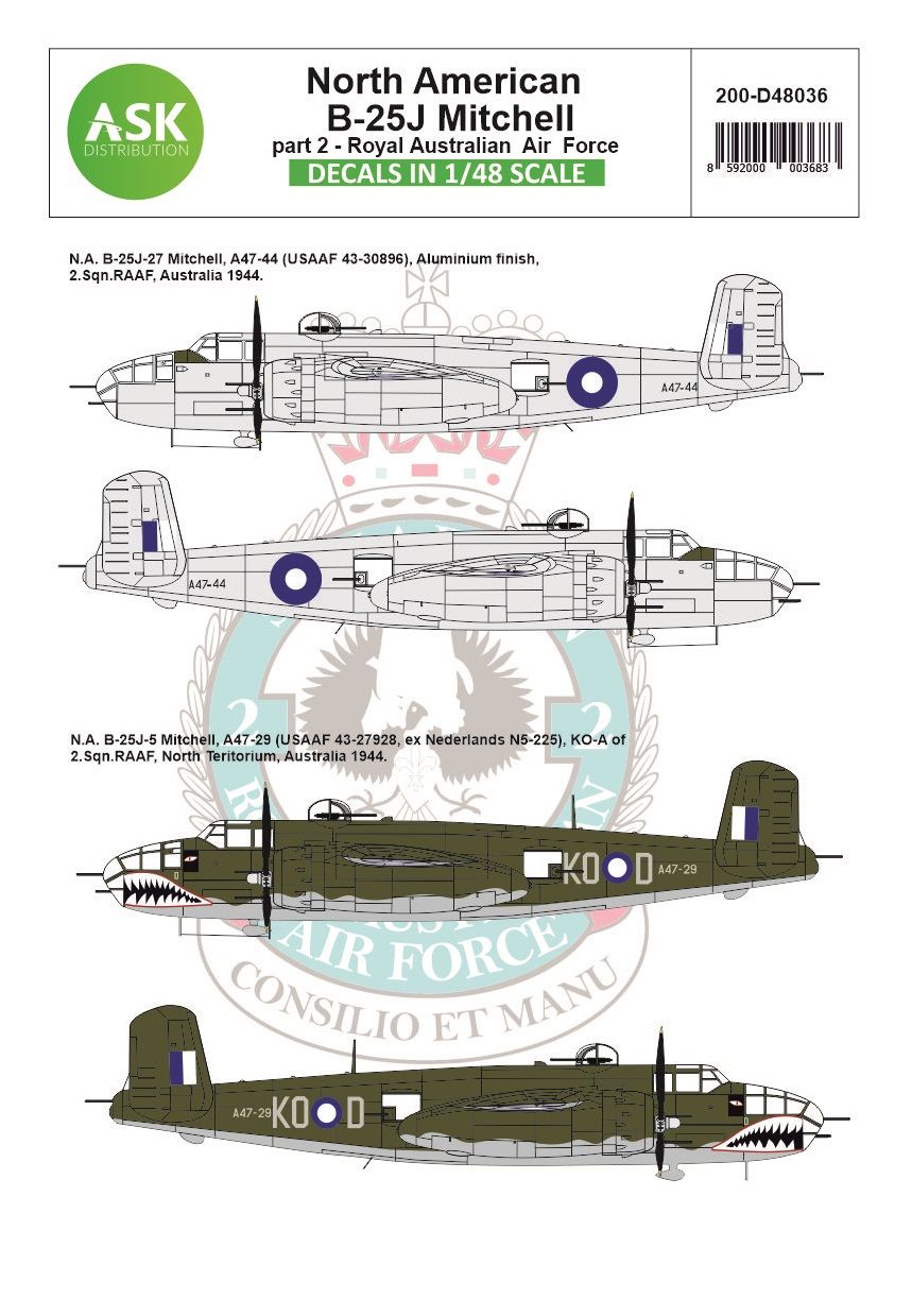 1:48 B-25J Mitchell part 2 - Royal Australian Air Force